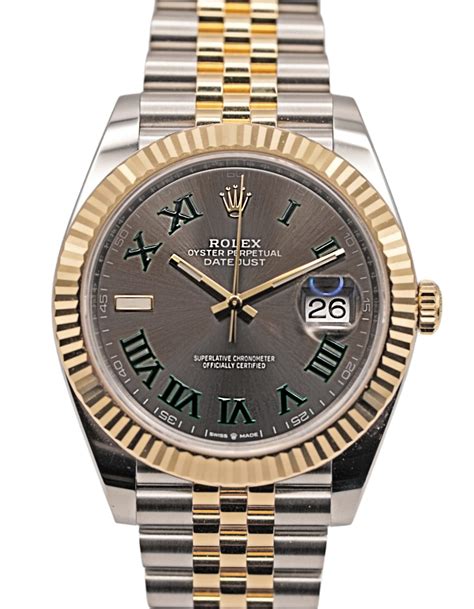 rolex jubilee datejust two tone men's automatic watch|rolex datejust wimbledon two tone.